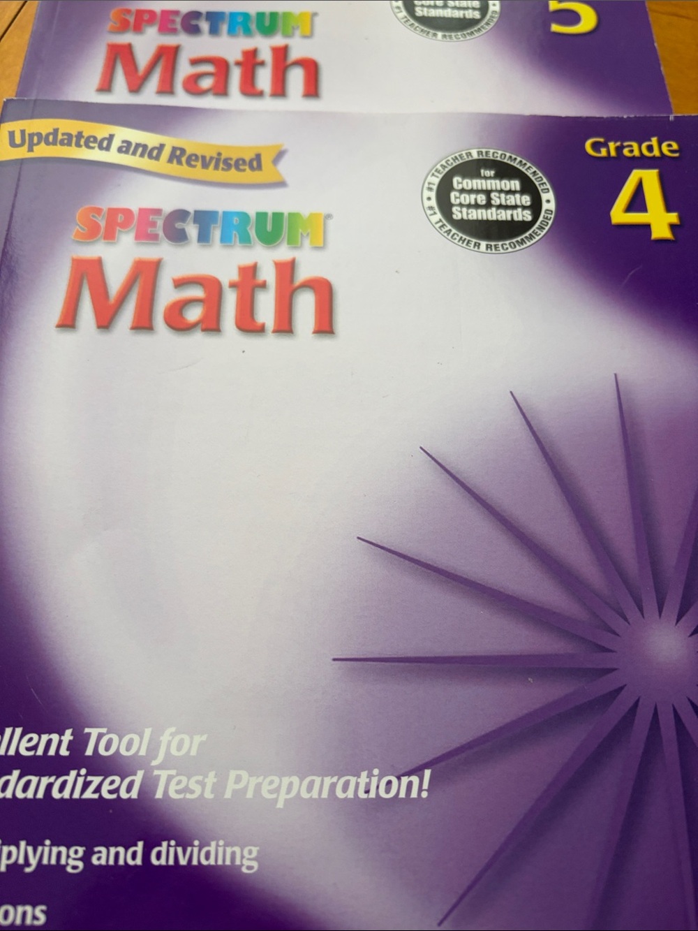 Math Grade 4 Practice Book - Purple